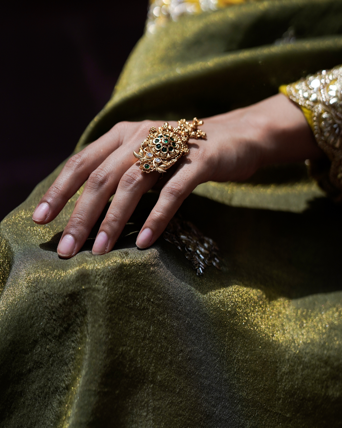 Heritage Panna Ring